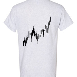Candle Stick Chart Black T shirt