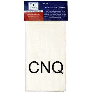 Stock Symbol Custom Flour Sack Tea Towels. (Pack of 6)