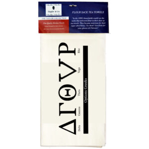 Options Greeks Flour Sack Tea Towels. (Pack of 6)