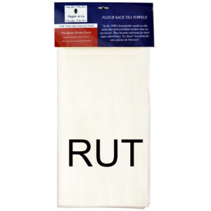 RUT Russell 2000 Flour Sack Tea Towels. (Pack of 6)