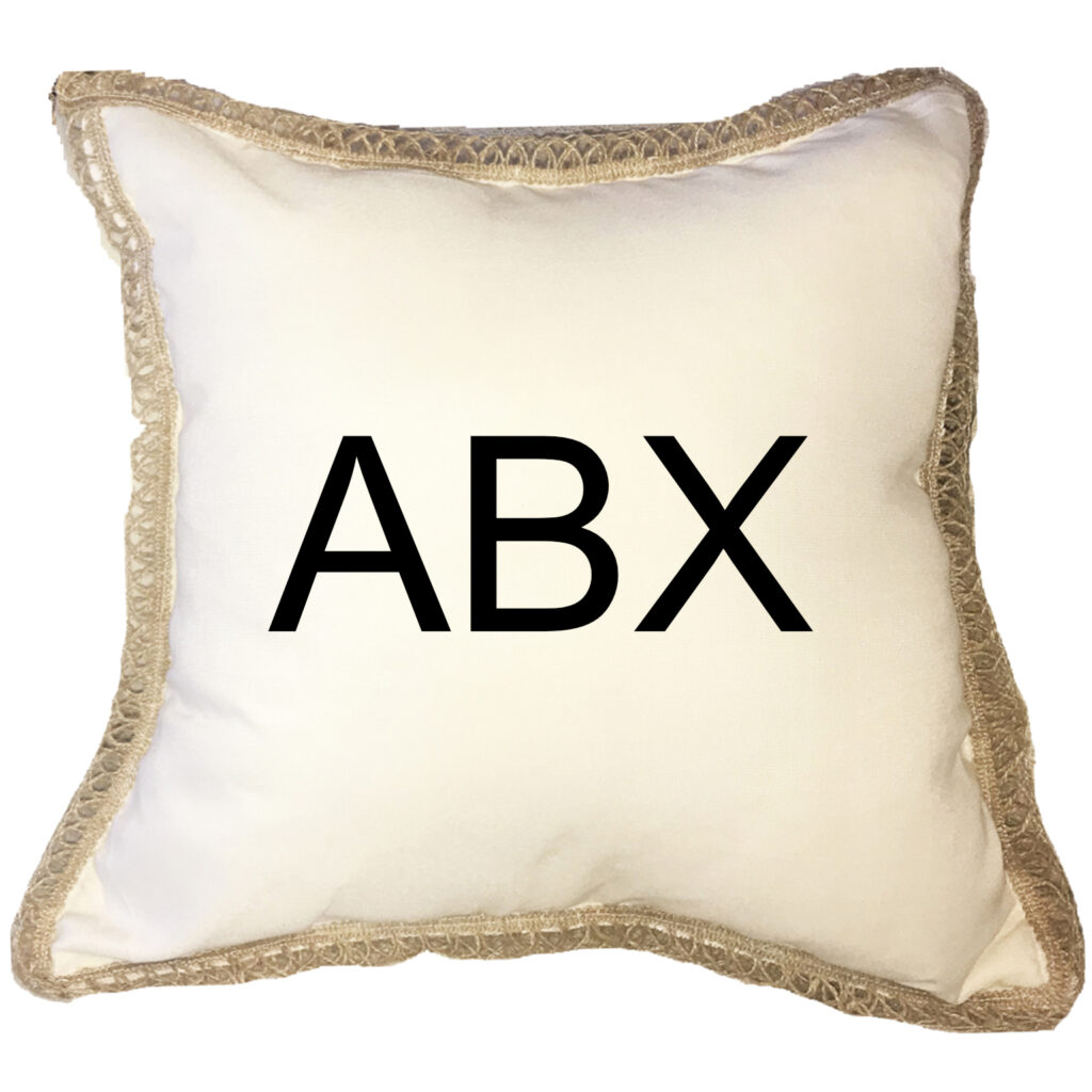 Stock Symbol Custom Pillows