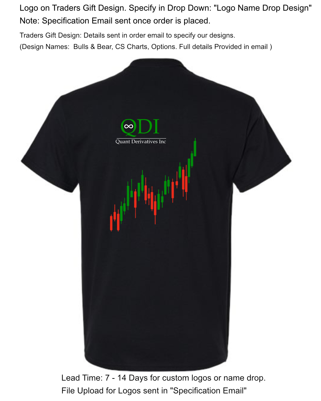 Custom Logo Corporate Premium & Incentive T Shirt (Min 6 for Logos) - Image 2