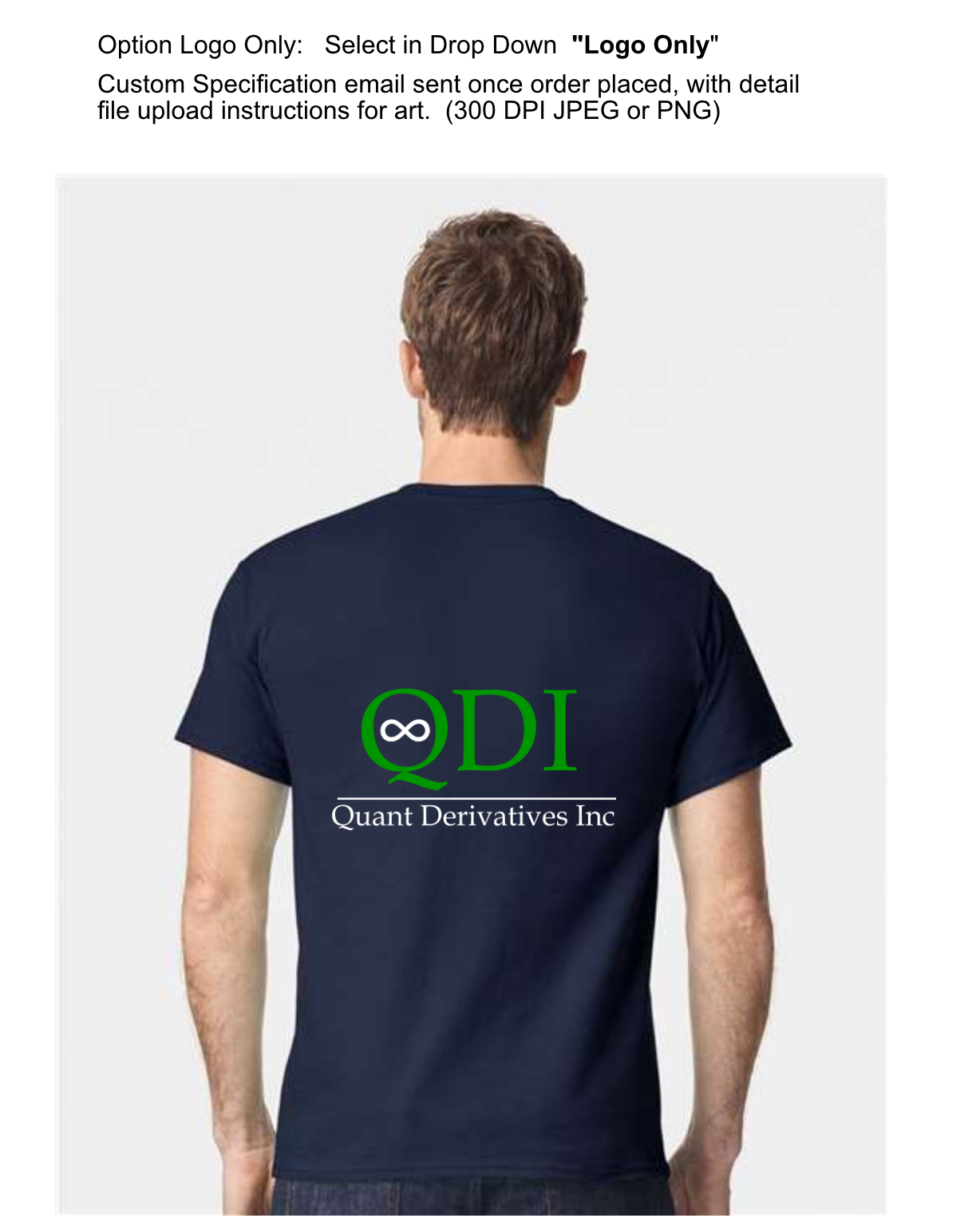 Custom Logo Corporate Premium & Incentive T Shirt (Min 6 for Logos) - Image 3