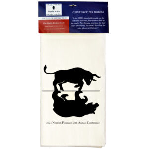 Corporate Logo Premium & Incentive Custom Flour Sack Tea Towels. (Pack of 6)