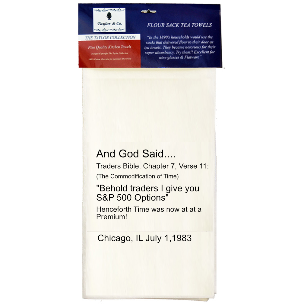 Traders Bible Options Tea Towels