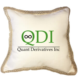 Custom Logo Corporate Premium & Incentive Burlap Trim Pillow 18″x18″