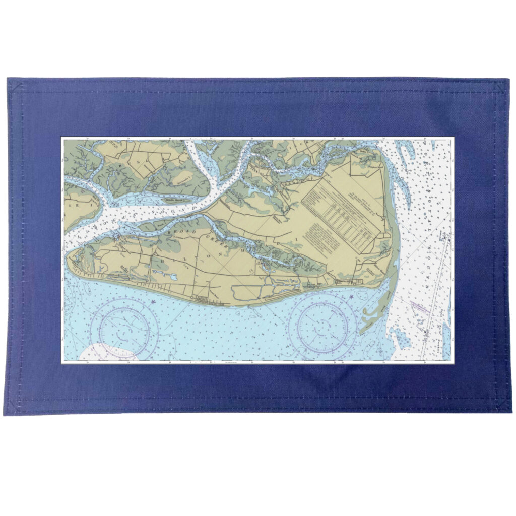 Nautical Chart Placemats