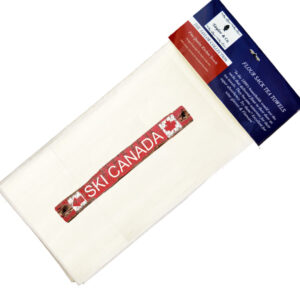 Ski Canada Flour Sack Tea Towels. (Pack of 6)