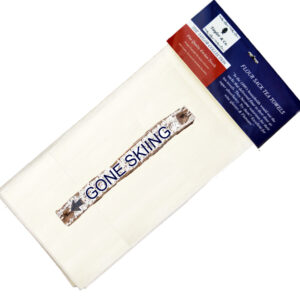 Gone Skiing Flour Sack Tea Towels. (Pack of 6)