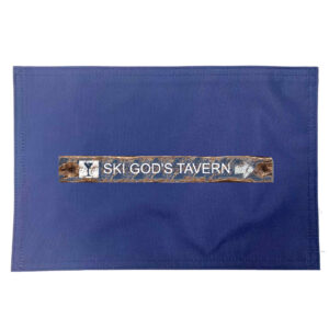 Ski Gods Tavern Placemats. Indoor/Outdoor. 12″ x 18″ (Set of 4)