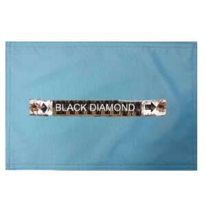 Black Diamond Placemats. Indoor/Outdoor. 12″ x 18″ (Set of 4)