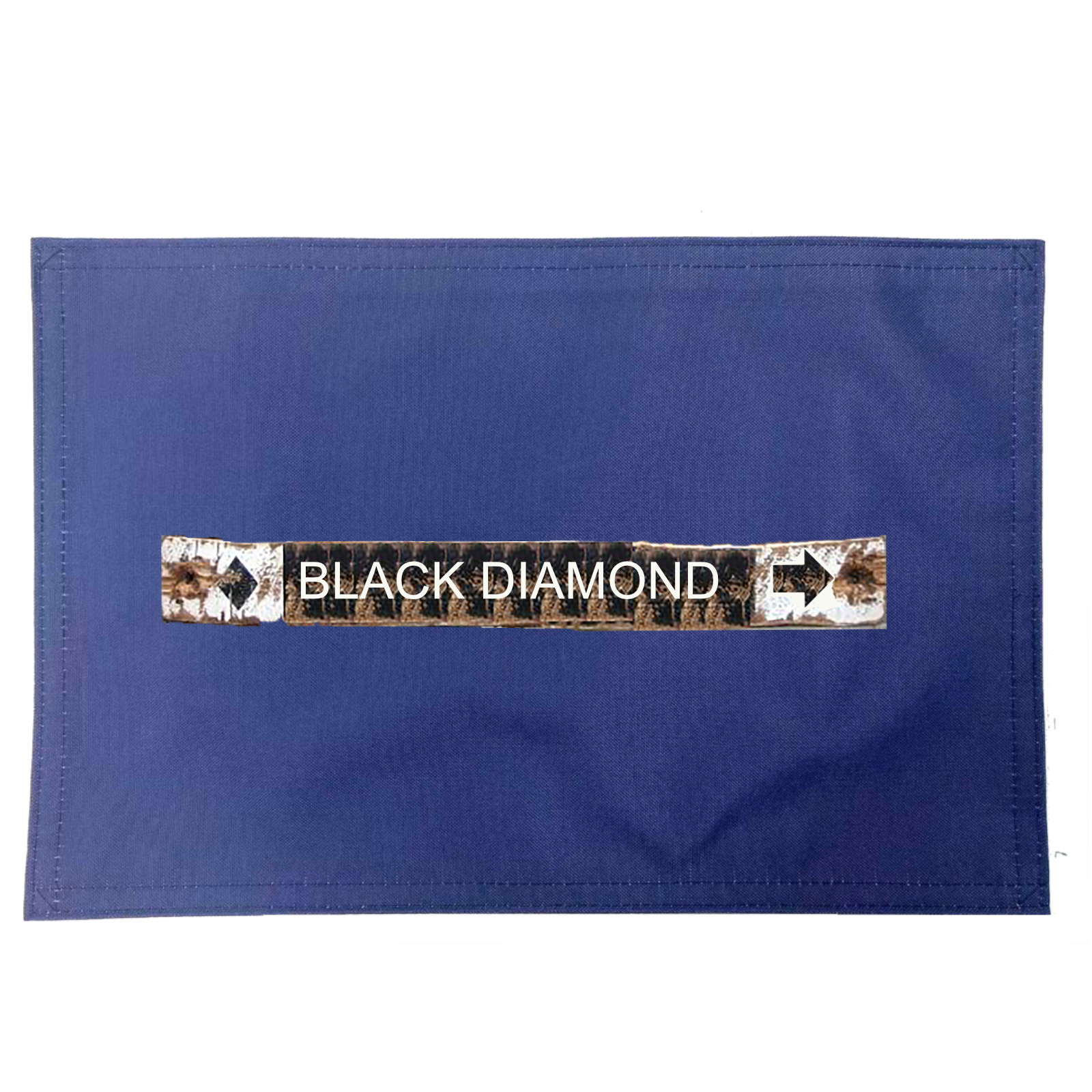 Black Diamond Placemats. Indoor/Outdoor. 12" x 18" (Set of 4) - Image 3