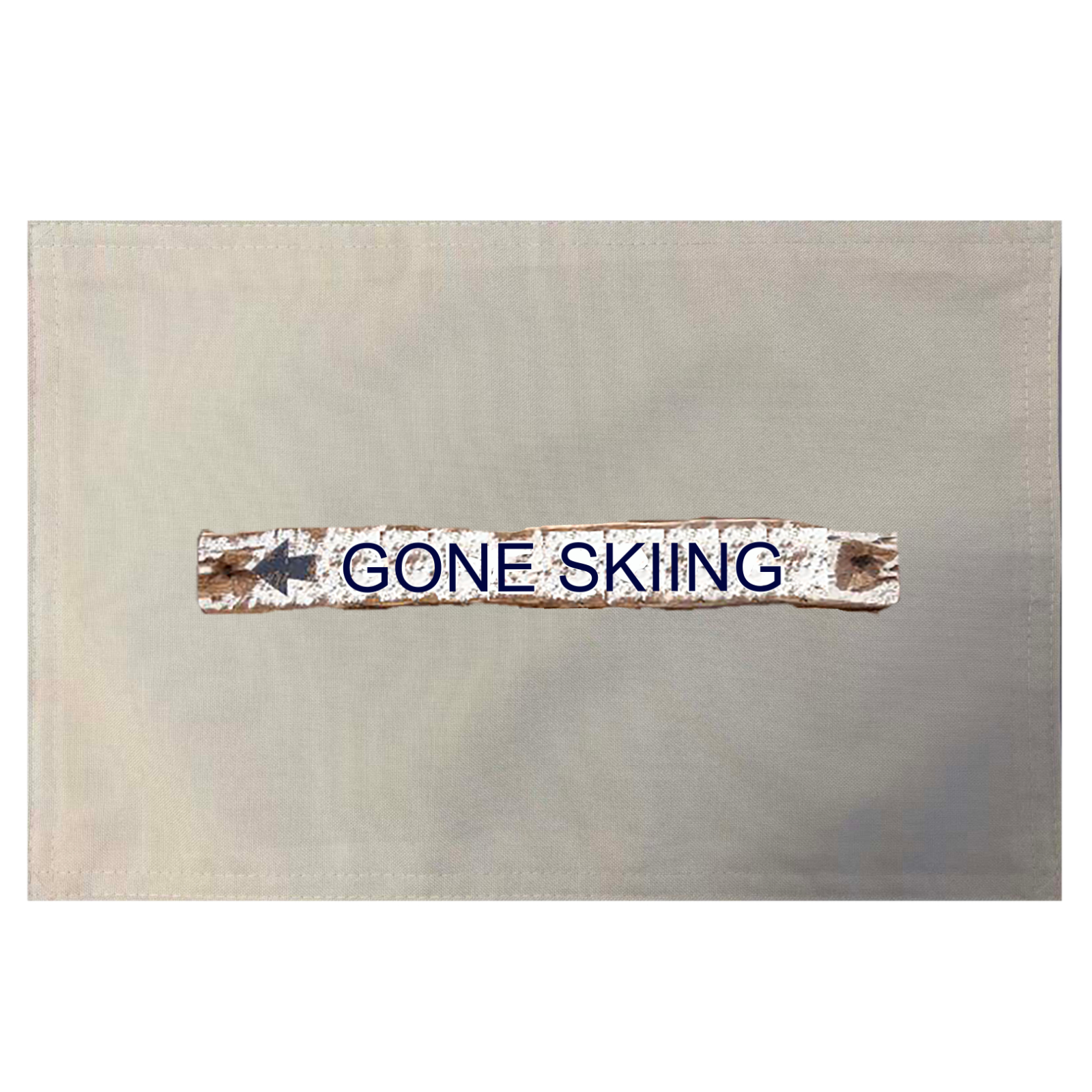 Gone Skiing Placemats. Indoor/Outdoor. 12" x 18" (Set of 4) - Image 2