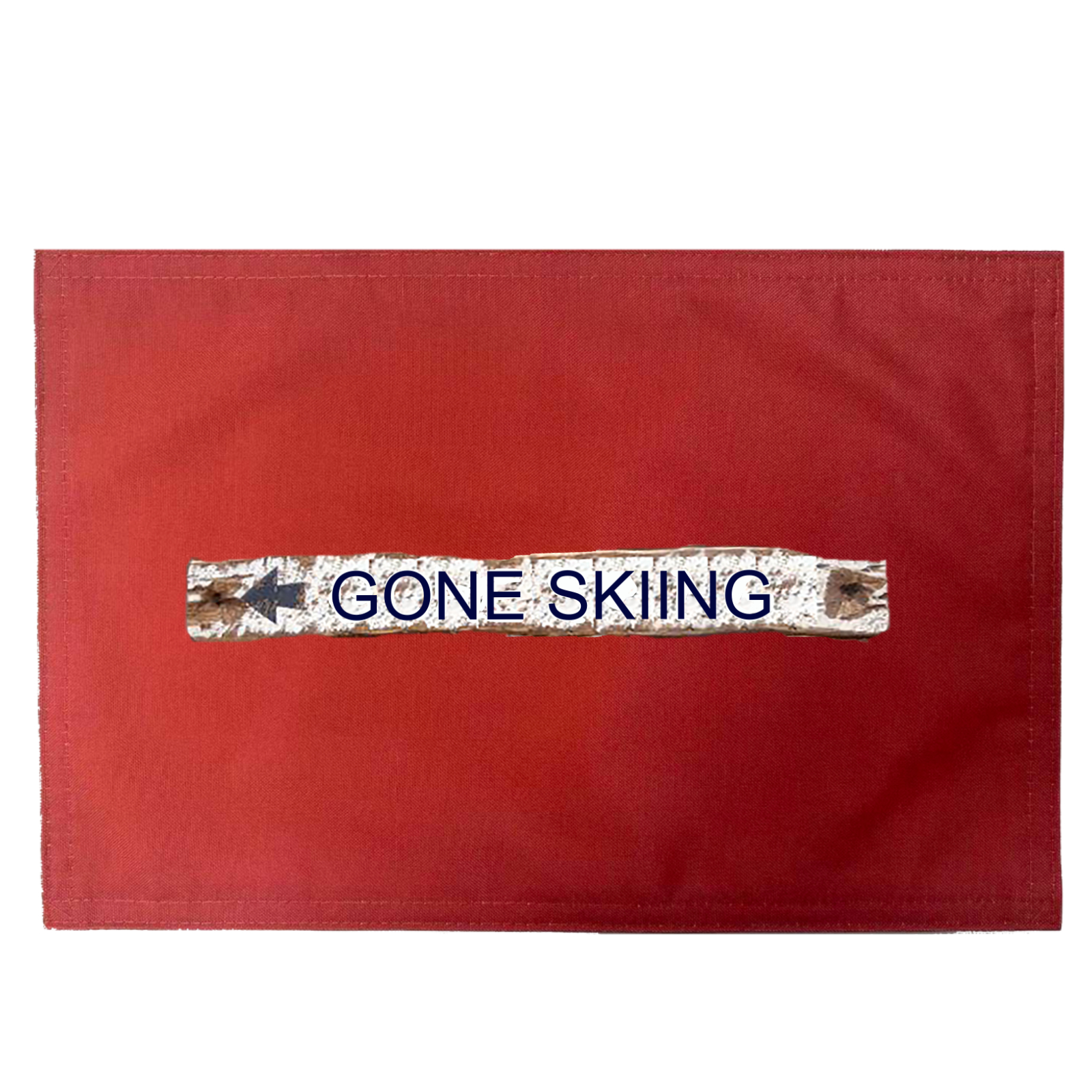 Gone Skiing Placemats. Indoor/Outdoor. 12" x 18" (Set of 4) - Image 4