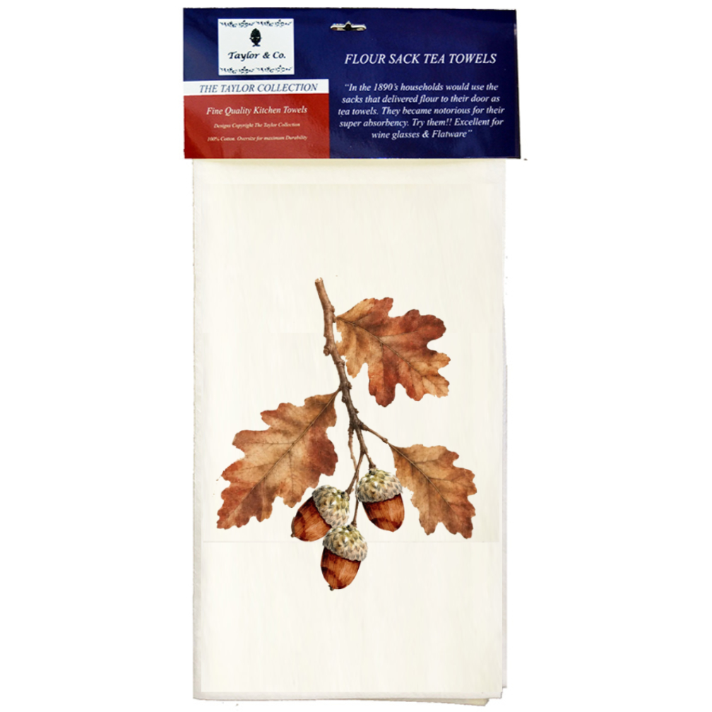 Acorns Tea Towels