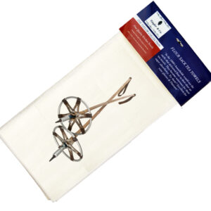 Vintage Ski Poles Flour Sack Tea Towels. (Pack of 6)