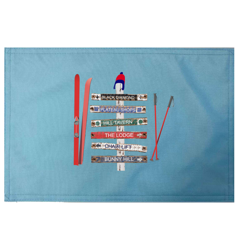 Ski Sign Names Placemats