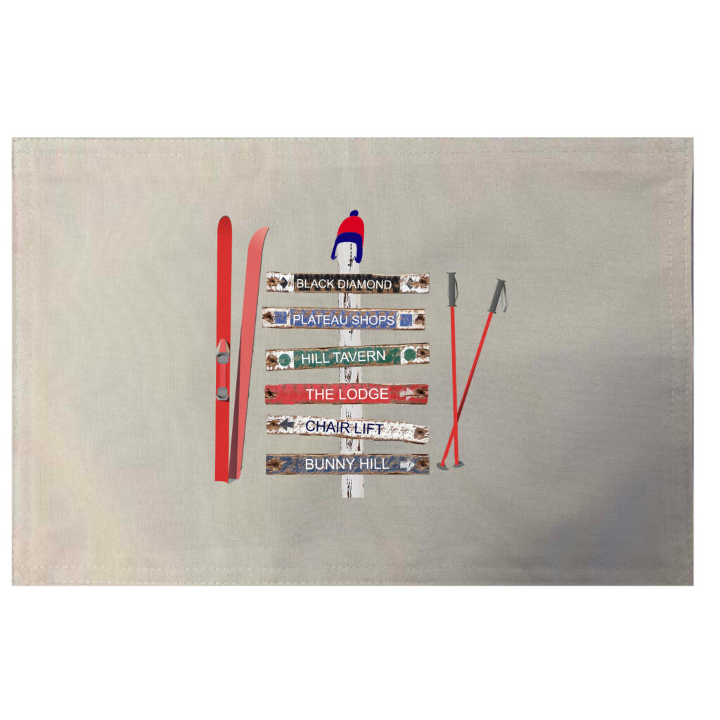 Ski Signs Placemats