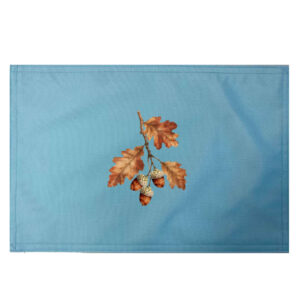 Acorn Placemats. Indoor/Outdoor. 12″ x 18″ (Set of 4)