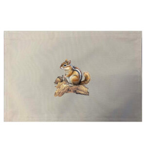 Chipmunk Placemats. Indoor/Outdoor. 12″ x 18″ (Set of 4)
