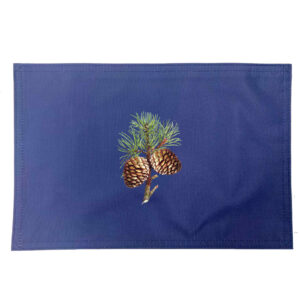 Pine Cones Placemats. Indoor/Outdoor. 12″ x 18″ (Set of 4)