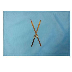 Vintage Skis Placemats. Indoor/Outdoor. 12″ x 18″ (Set of 4)