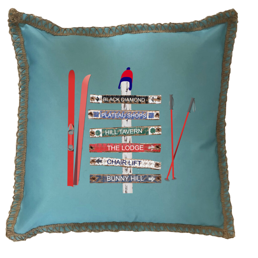 Ski Trail Pillows
