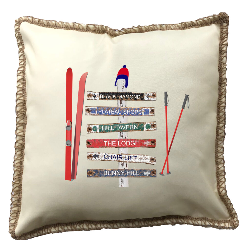 Ski Trail Pillows