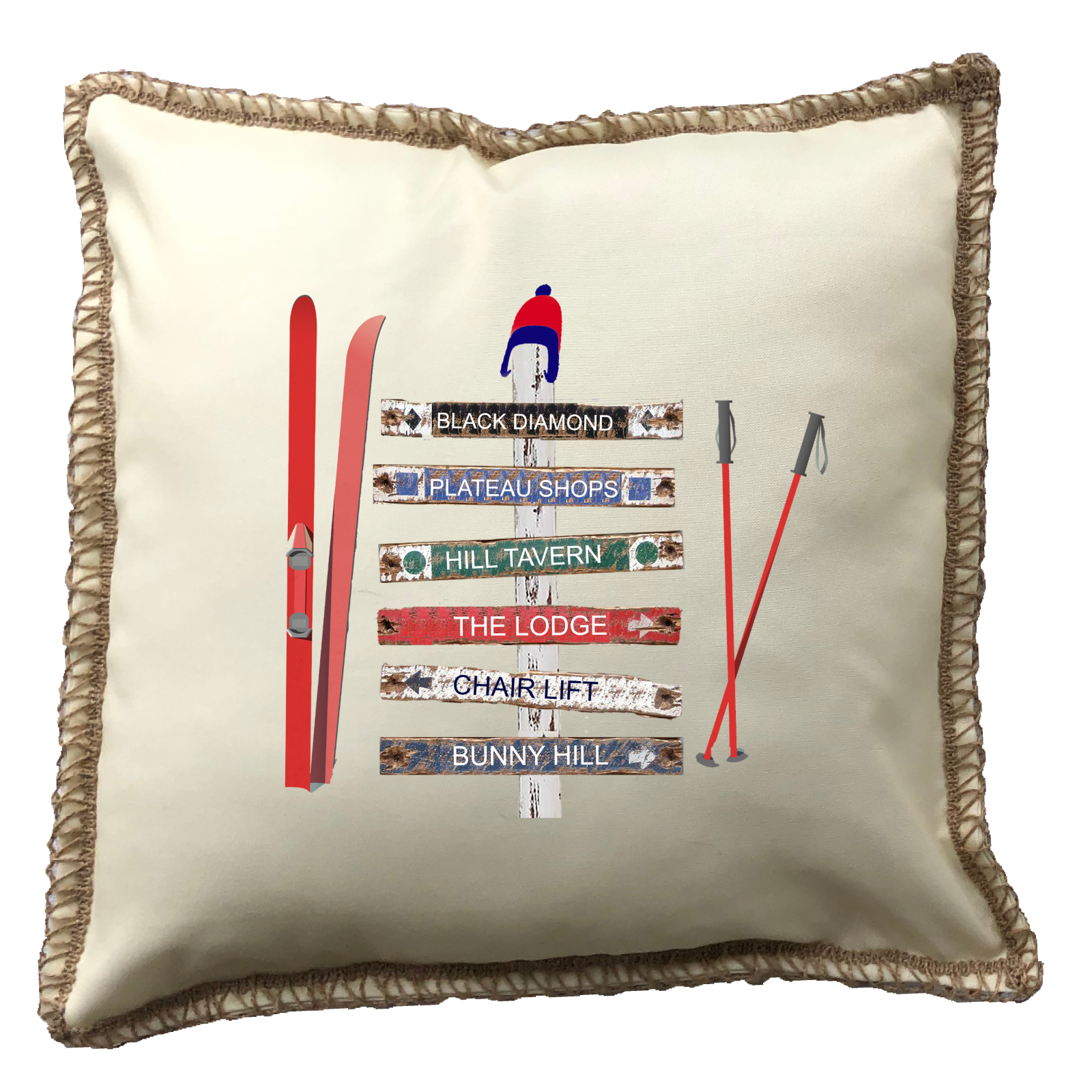Ski Trail Pillows