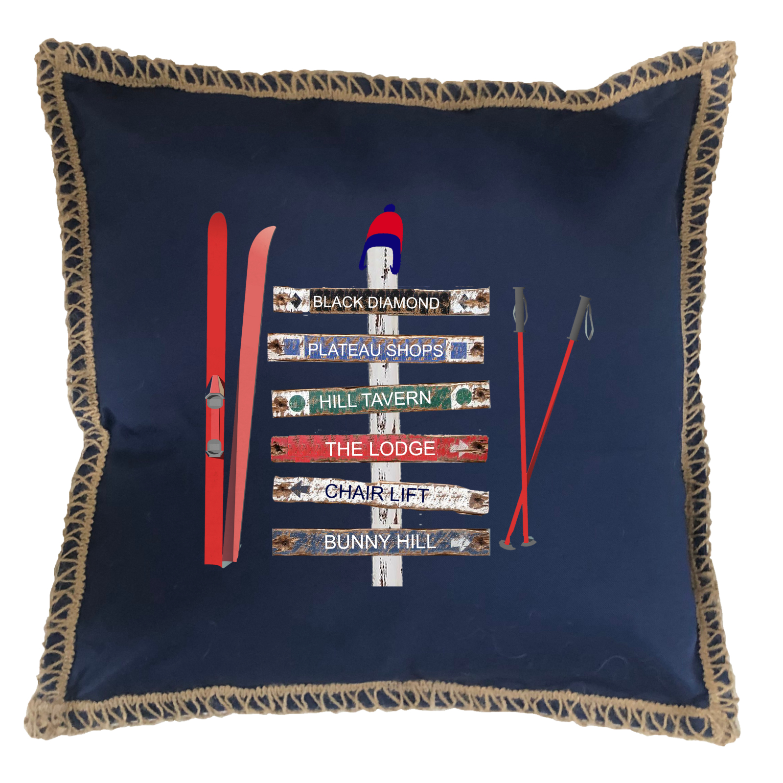 Ski Trail Pillows