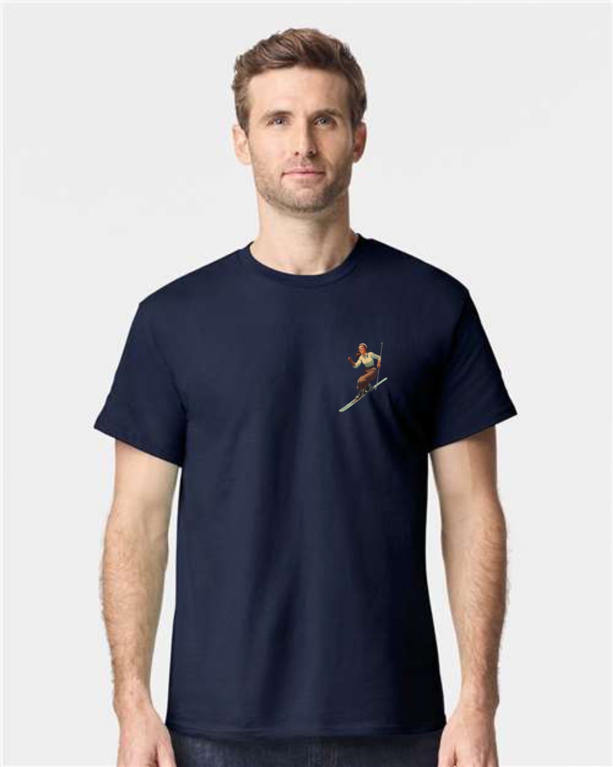 Vintage Ski Girl T Shirt - Image 4